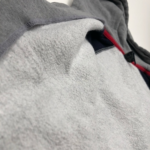 NAUTICA Jeans Grey Navy Varsity Fleece Lined Full Zip-up Toddler Hoodie SIZE 4T - Picture 9 of 13